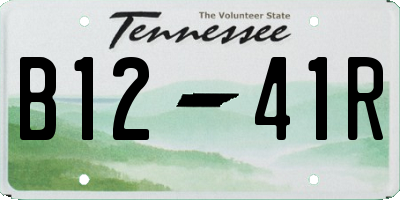 TN license plate B1241R