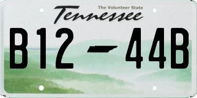 TN license plate B1244B