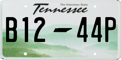 TN license plate B1244P
