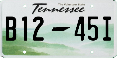 TN license plate B1245I