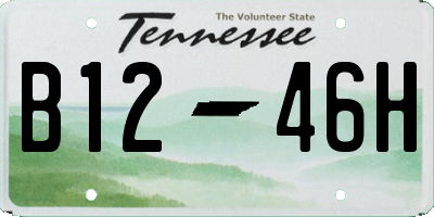 TN license plate B1246H