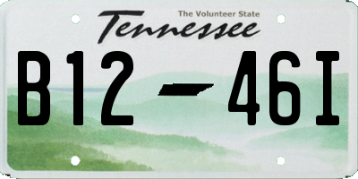 TN license plate B1246I