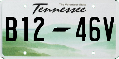 TN license plate B1246V