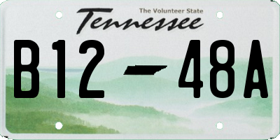 TN license plate B1248A