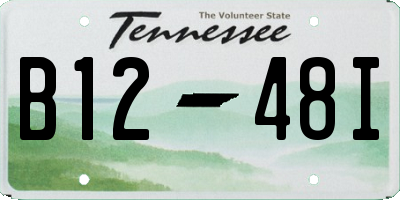 TN license plate B1248I