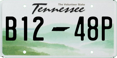 TN license plate B1248P