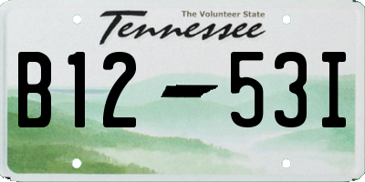 TN license plate B1253I