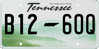 TN license plate B1260Q