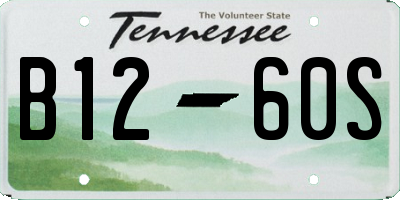 TN license plate B1260S