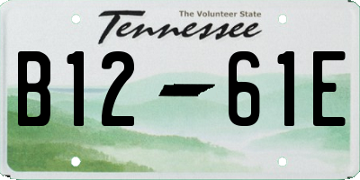 TN license plate B1261E