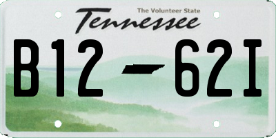 TN license plate B1262I