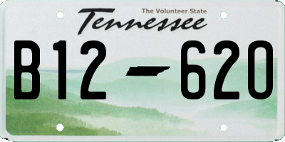 TN license plate B1262O