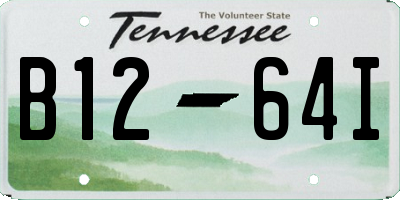 TN license plate B1264I
