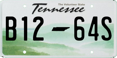 TN license plate B1264S