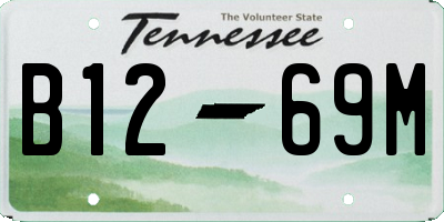 TN license plate B1269M