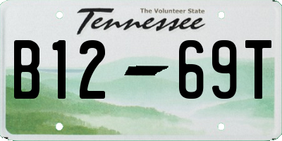 TN license plate B1269T