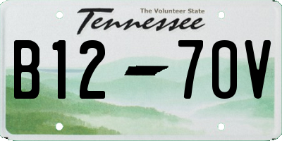 TN license plate B1270V
