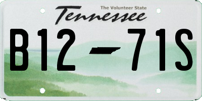 TN license plate B1271S