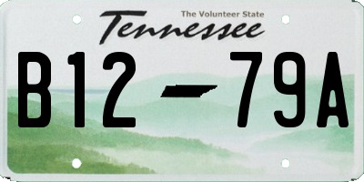 TN license plate B1279A