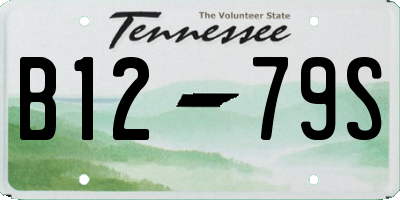TN license plate B1279S