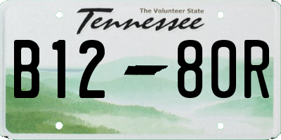 TN license plate B1280R