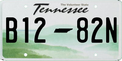 TN license plate B1282N
