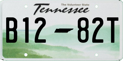 TN license plate B1282T