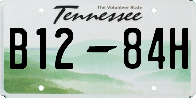 TN license plate B1284H