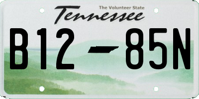 TN license plate B1285N
