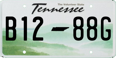 TN license plate B1288G