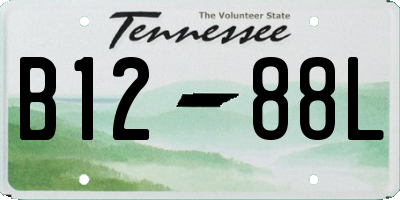 TN license plate B1288L