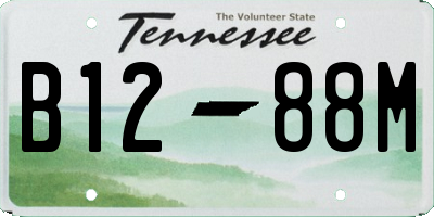 TN license plate B1288M