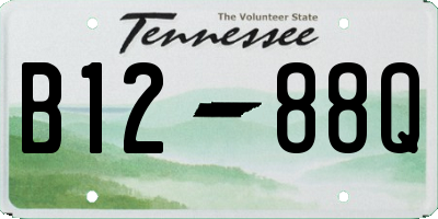 TN license plate B1288Q