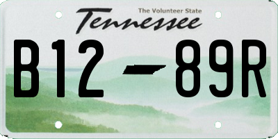 TN license plate B1289R