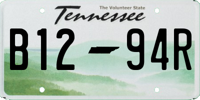 TN license plate B1294R