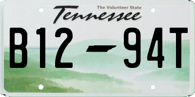 TN license plate B1294T