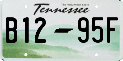 TN license plate B1295F