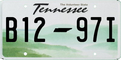TN license plate B1297I