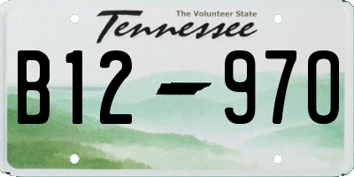 TN license plate B1297O