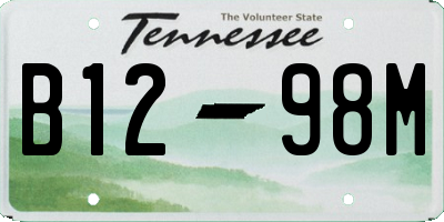 TN license plate B1298M