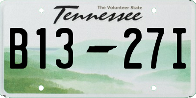 TN license plate B1327I