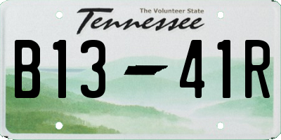TN license plate B1341R