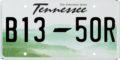 TN license plate B1350R