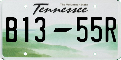 TN license plate B1355R
