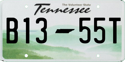 TN license plate B1355T