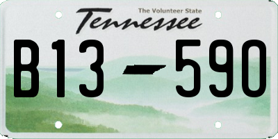 TN license plate B1359O