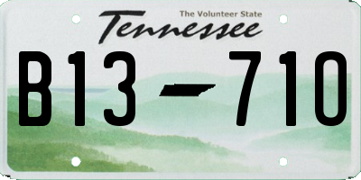 TN license plate B1371O