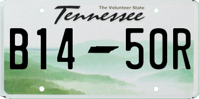 TN license plate B1450R