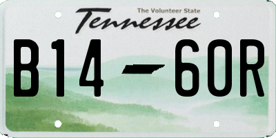 TN license plate B1460R