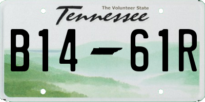 TN license plate B1461R